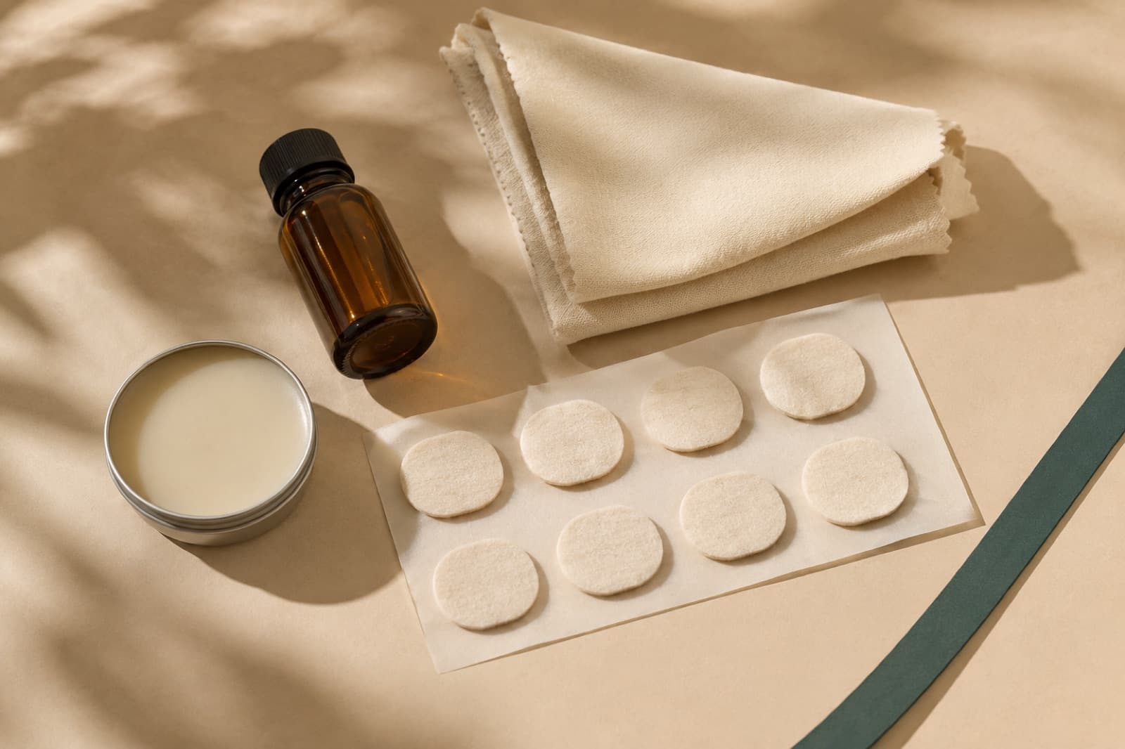 Care & Sets — Pads cut for the rub points we mark, softener for the break-in, cleaner for barefoot wear.